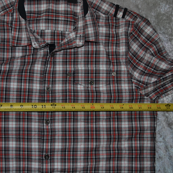 SEAN JOHN TAILORED FIT PLAID CASUAL SHIRT - Picture 7 of 8